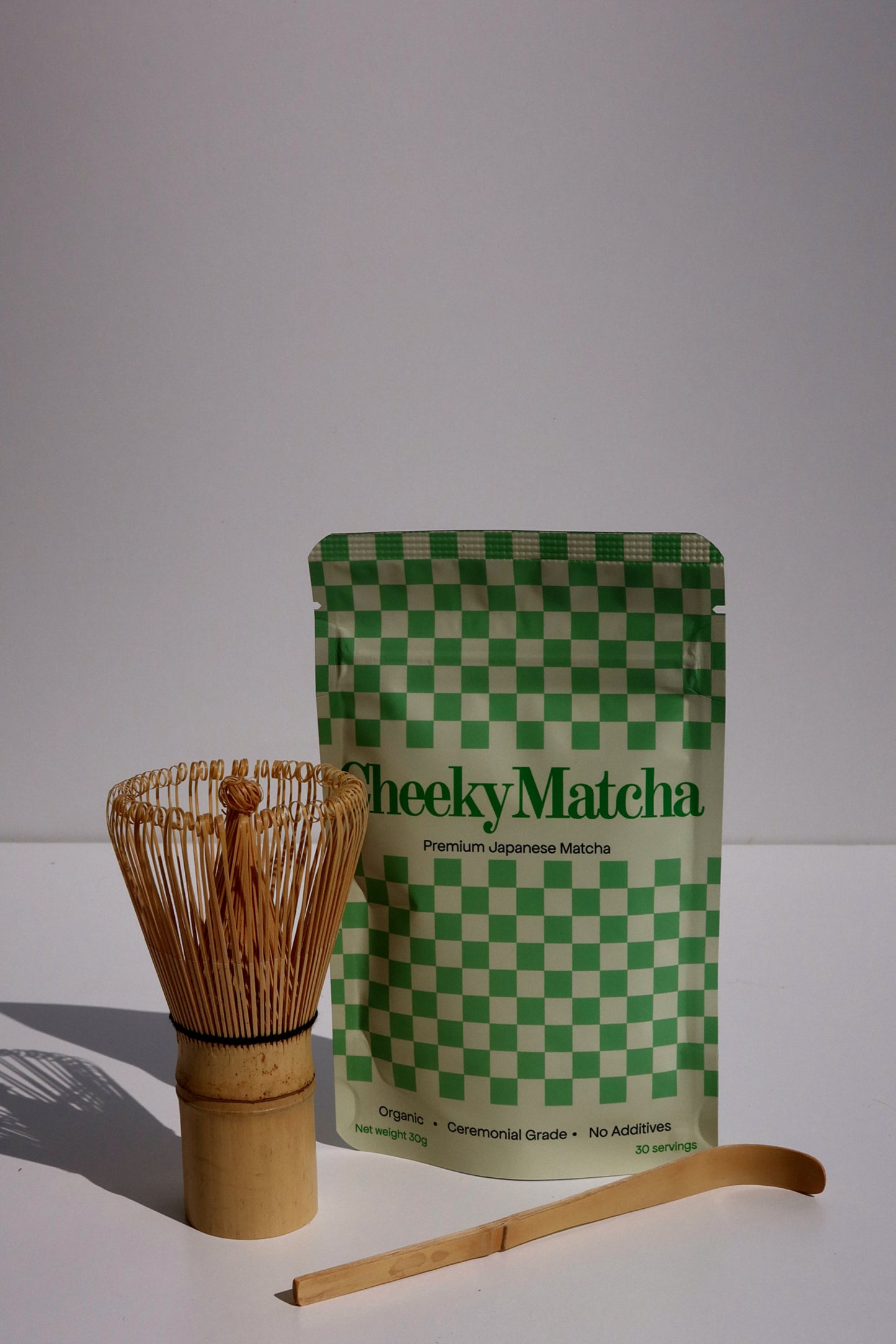 Bamboo Whisk, Spoon and Matcha Set